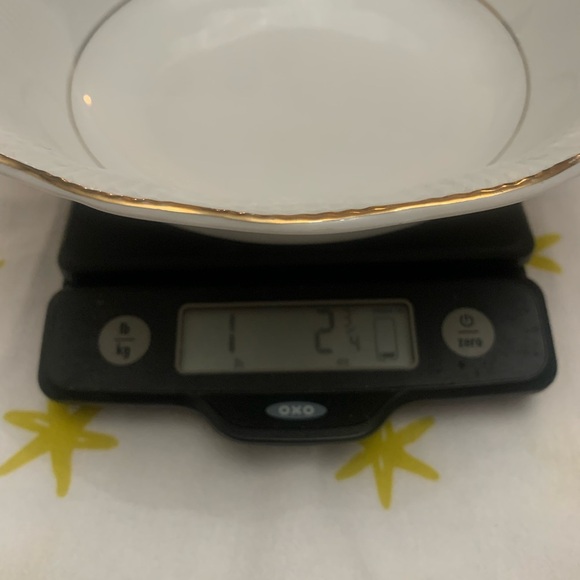 Vintage Elegant White and Gold Rimmed Dinnerware Bowl - Picture 6 of 6